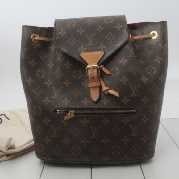 Louis Vuitton Brown Monogram MONTSOURIS RUCK SACK Backpack - Picture 5 of 12